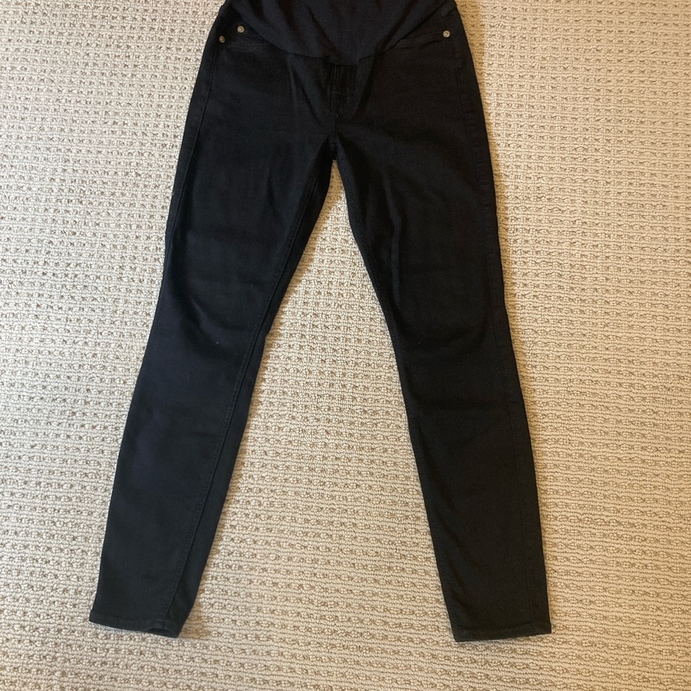 7 for all mankind over the belly maternity jeans